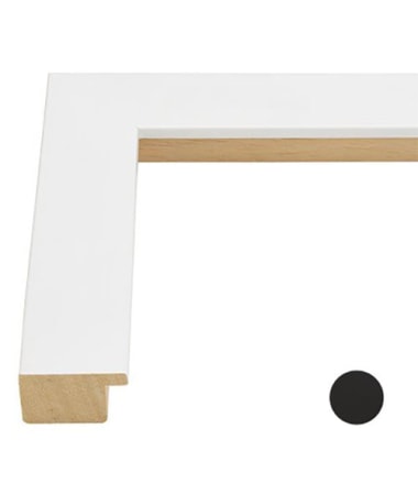 Gallery Style White Wood Picture Frame 810