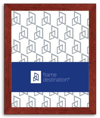 Classic Burgundy Stain Wood Veneer Frame P502A