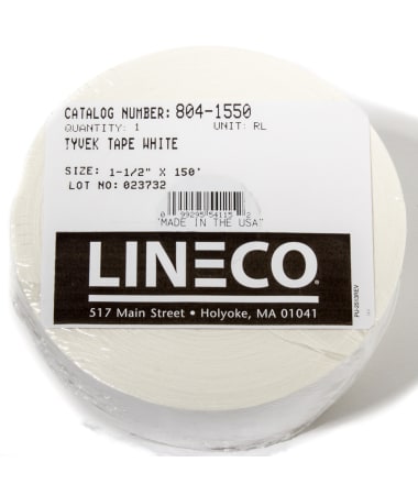 1-1/2" Lineco Tyvek Tape - 150 ft
