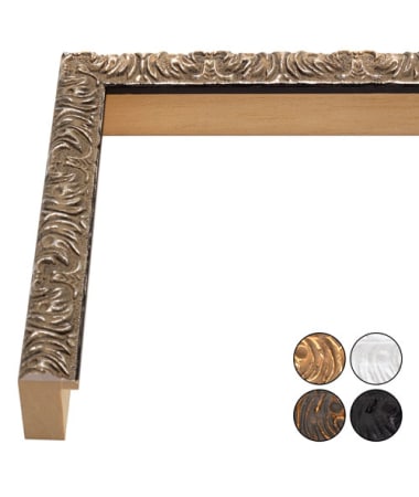Slim Ornate Wood Picture Frame 568