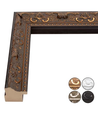 Ornate Antique Style Wood Picture Frame 573