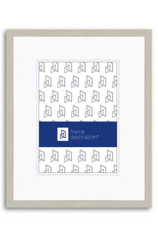 Nielsen P117 Metal Frame in German Silver with White Mat