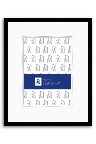 Nielsen P117 Metal Frame in Black with White Mat