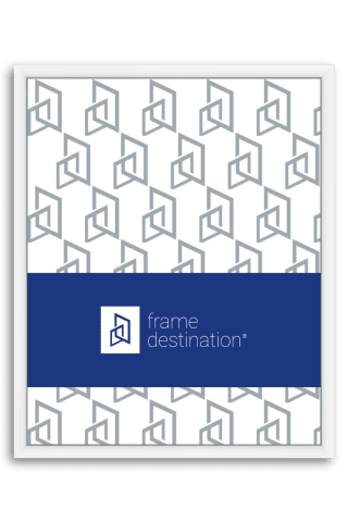 Round Top White Metal Nielsen Frame P15