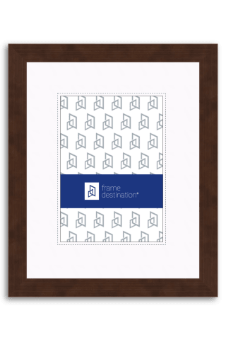 Wood Frame in Metallic Bronze with Mat P532