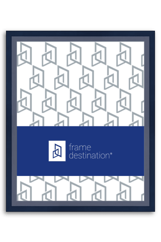 Angular Blue Wood Picture Frame P435