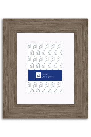 Matted Wood Frame With Walnut Woodgrain Finish P549