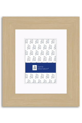 Matted Wood Frame With Natural Woodgrain Finish P549