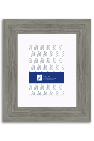 Matted Wood Frame With Grey Woodgrain Finish P549