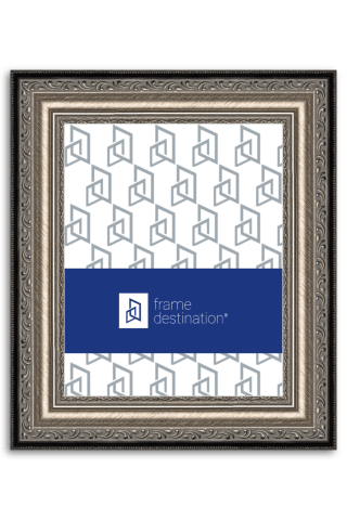 Ornate Silver Wood Picture Frame P200