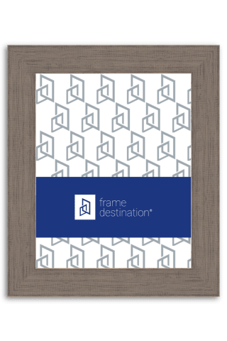 Distressed Whiskey Brown Wood Frame P792