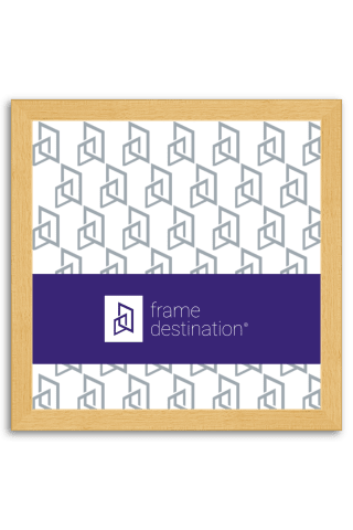 Classic Natural Stain Square Wood Veneer Frame P502A