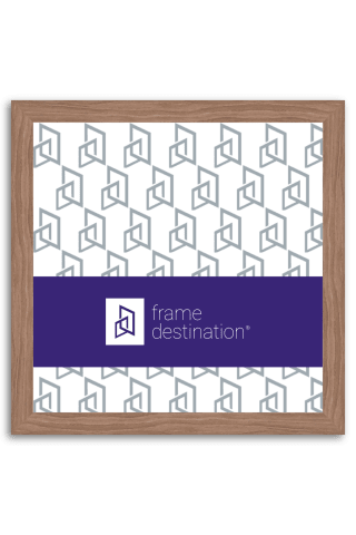 Walnut Woodgrain Square Picture Frame P547