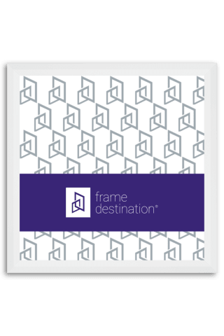 Angular White Wood Square Picture Frame P435A