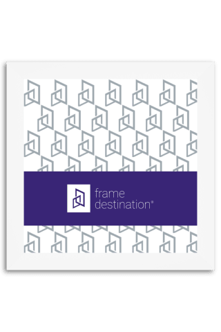 Deep Classic Gallery Wood Square Frame in White   PS24