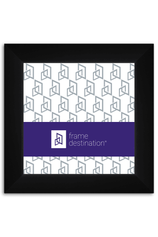 Recessed Edge Square Black Wood Frame P506B