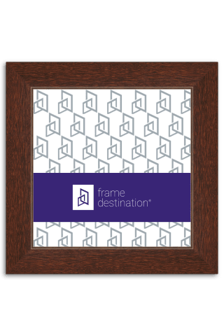 Recessed Edge Square Walnut Wood Frame P506B