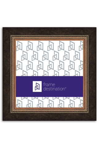 Brown Copper Traditional Square Wood Frame P215