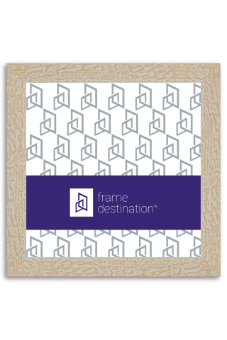 Rustic White Wood Square Picture Frame P531