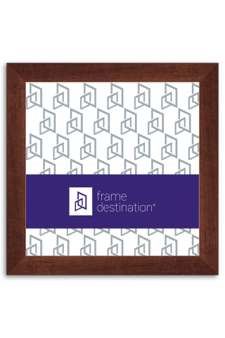 Classic Walnut Stained Wood Square Frame P500