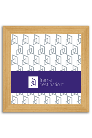 Classic Natural Stained Wood Square Frame P501