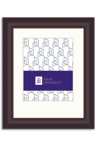 Espresso Diploma Frame with Off White Mat - P205