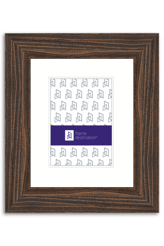 Archival Wood Certificate Frame In Walnut With Off White Mat P549
