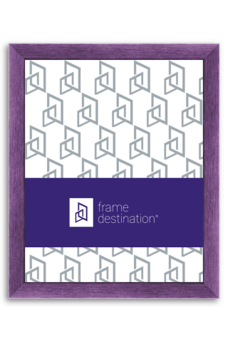 Metallic Purple Iris Wood Picture Frame P572