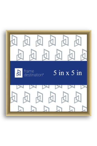 Nielsen 11 Frosted Gold Metal Frame P11 - 5x5