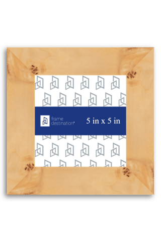 Off-White Burled Wood Frame P311 - 5x5