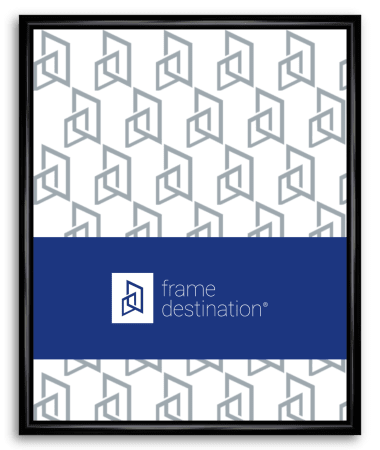 Round Top Glossy Black Picture Frame Nielsen Metal P15