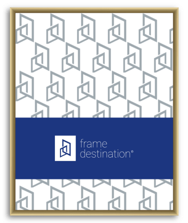 Frosted Gold Picture Frame Thin Nielsen Metal P11