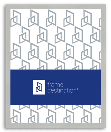 Frosted Silver Picture Frame Tall Nielsen Metal P117