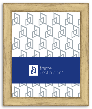 Gold Picture Frame Real Wood with Metallic Antique Finish P713