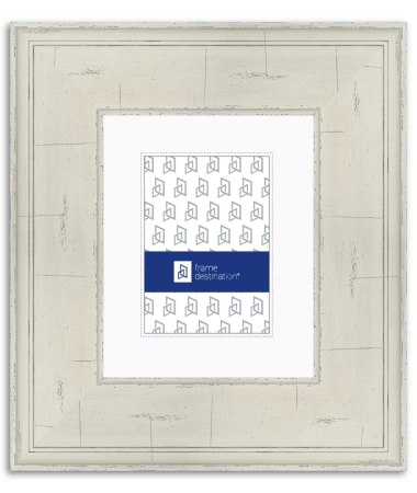 French Grey Plein Air Wood Frame With Mat P742