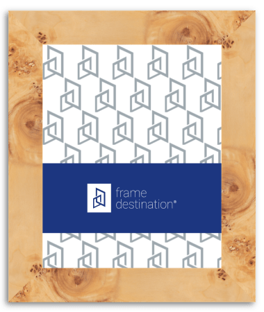 Natural Picture Frame with Burled Wood Finish P311