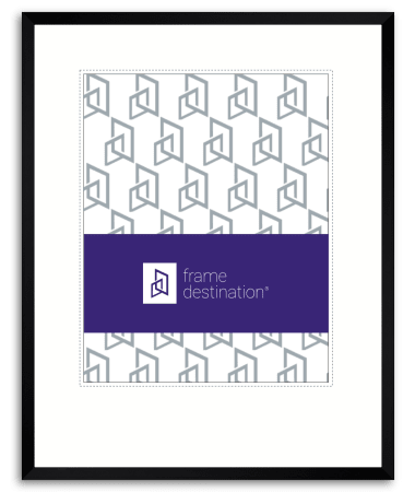 Black Metal Archival Diploma Frame with Off White Mat - P2