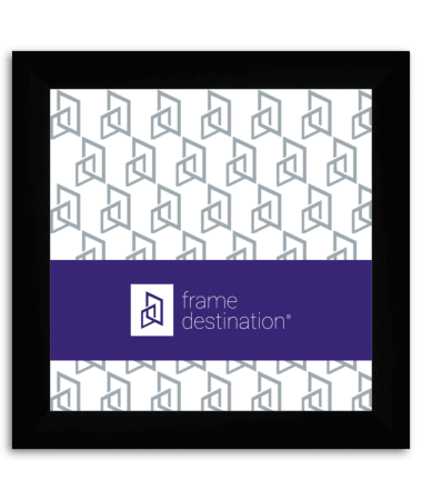 Classic Wide Square Black Wood Frame P852