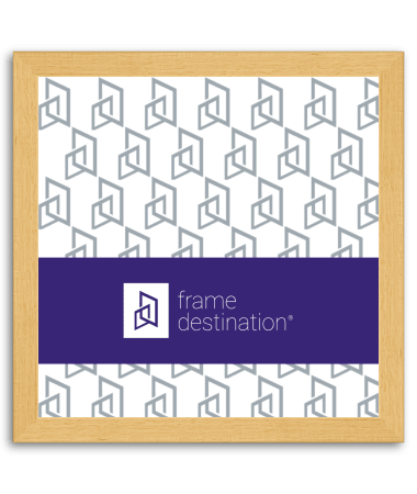 Classic Natural Stain Square Wood Veneer Frame P502A