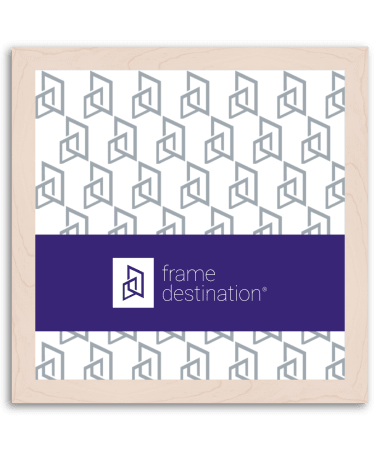 Off-White Woodgrain Square Picture Frame P547