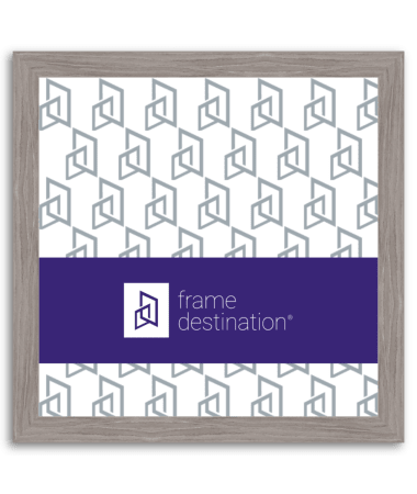 Grey Woodgrain Square Picture Frame P547