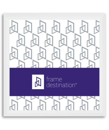 Angular White Wood Square Picture Frame P435A