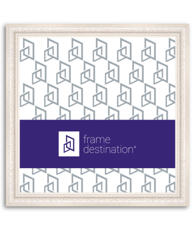 Antique White Square Wood Frame P721