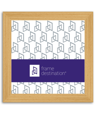 Classic Natural Stained Wood Square Frame P501