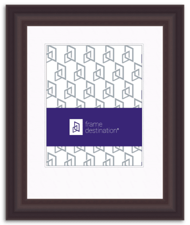 Espresso Diploma Frame with White Mat - P205