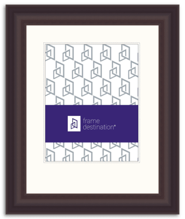 Espresso Diploma Frame with Off White Mat - P205