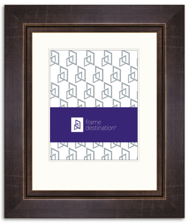 Bronze Diploma Frame with Off White Mat - P788