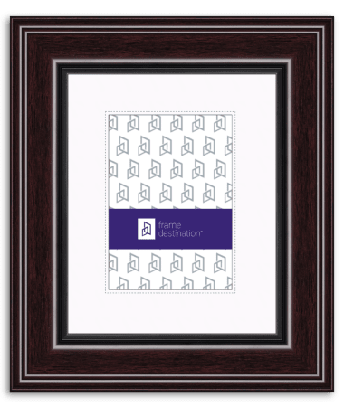 Traditional Mahogany Wood Frame with Mat P210