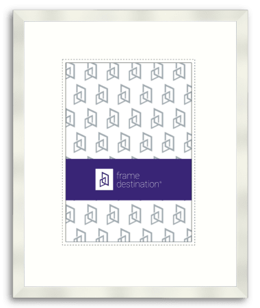 Tall Slim Archival Silver Metal Frame with UV-Filter P117