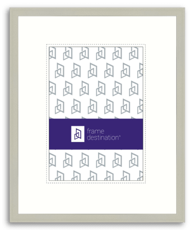 Tall Slim Archival German Silver Metal Frame with UV-Filter P117